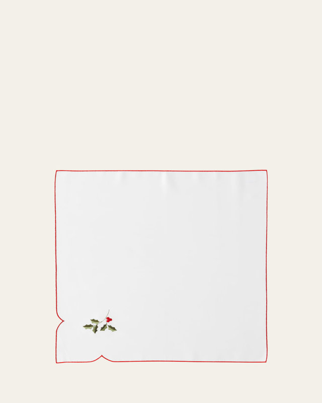 Holly Berry Napkins, Set of 4